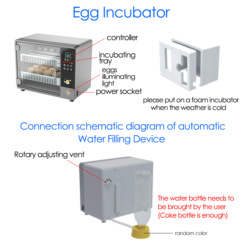 24 Eggs Full Automatic Turning - Quail Egg Incubator 评论和价格
