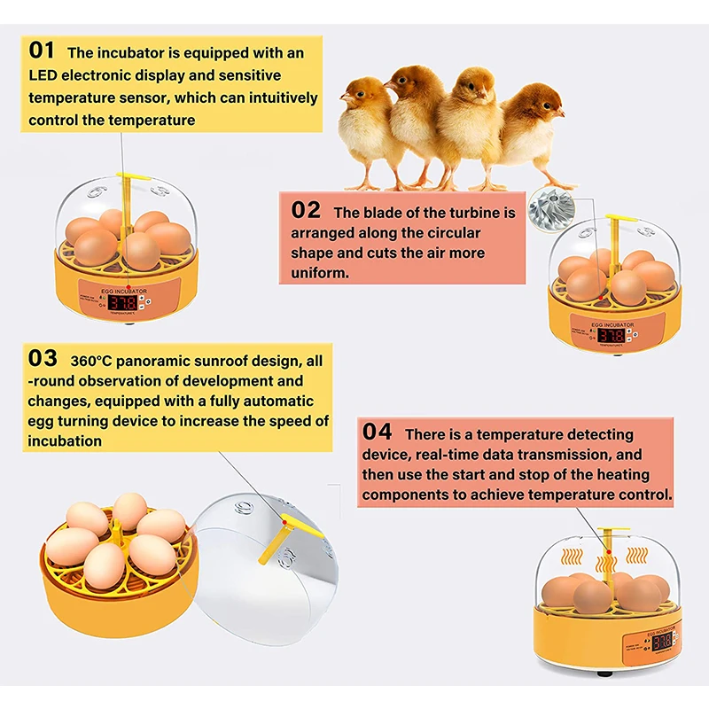 Breeding Incubator Chicken Duc - Quail Egg Incubator 评论和价格