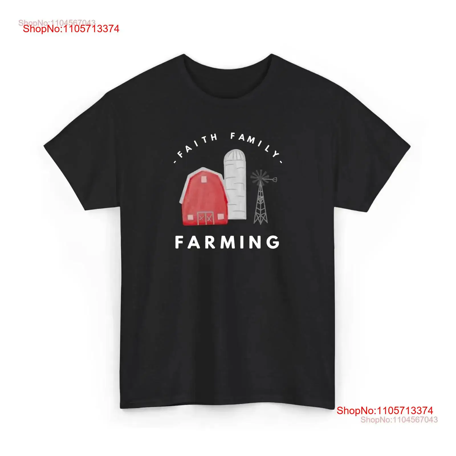 Faith Family Farming T Shirt F - Agriculture Farm House 评论和价格