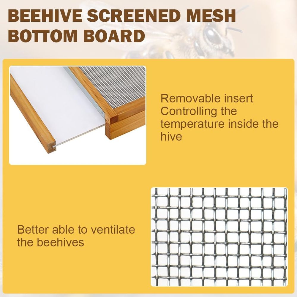 10-Frame Beehive Kit with Waxe - Beehive Frame Wax 评论和价格