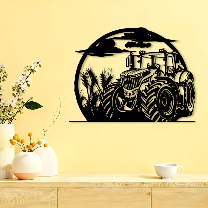 Brand Rustic Tractor Metal Wal - Agriculture Farm House 评论和价格