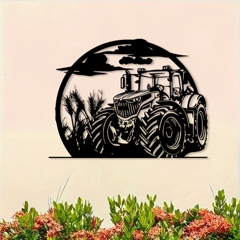 Brand Rustic Tractor Metal Wal - Agriculture Farm House 评论和价格