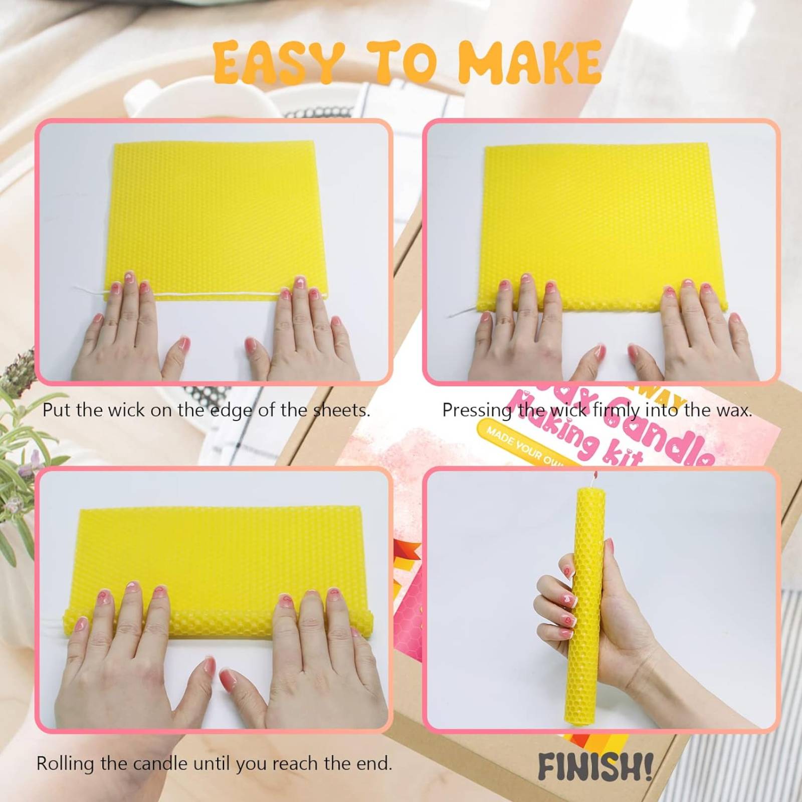 24 Pieces Colorful Honeycomb W - Beehive Frame Wax 评论和价格